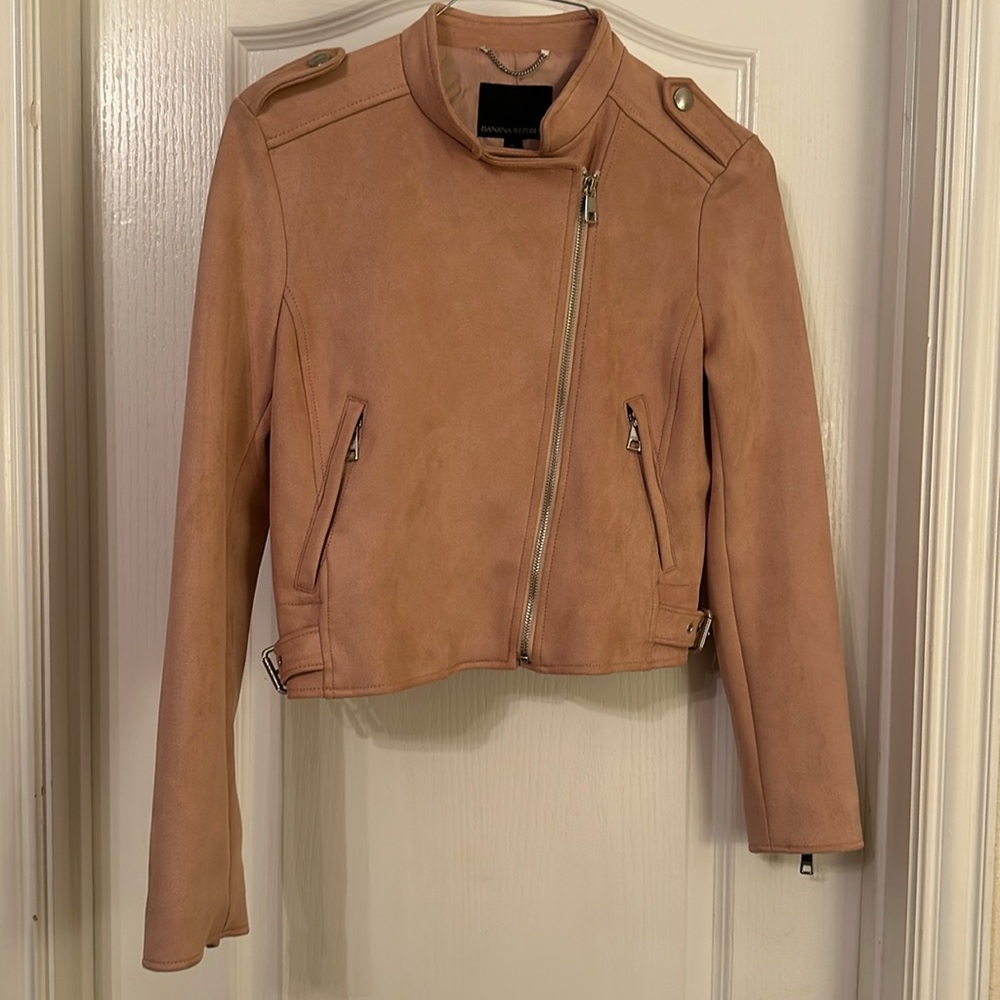 Banana Republic small faux sued jacket size S - Picture 1 of 5